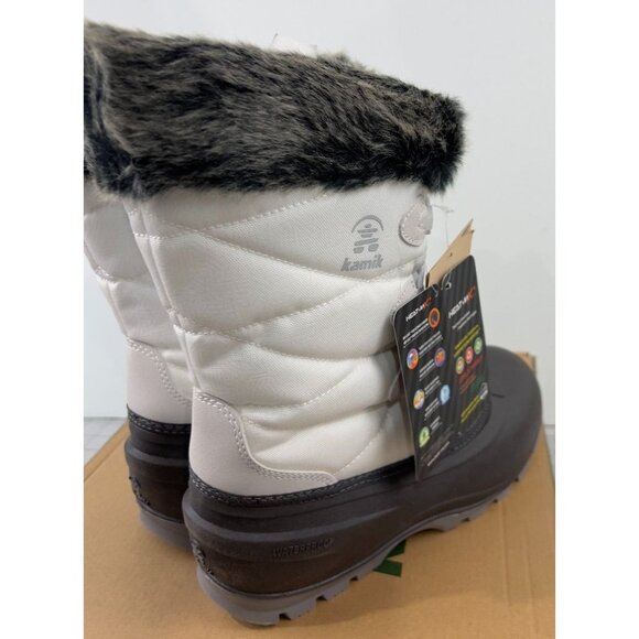 Kamik Women's Momentum 3 Waterproof Winter Boot White Size 8 New~~~ - Picture 3 of 8